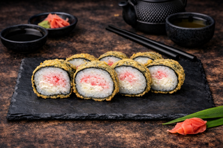 Гарячий рол з крабом (200г)