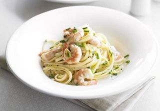 Creamy Prawn Linguini