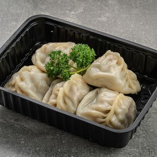 Манты с говяжьим фаршем 5 шт.