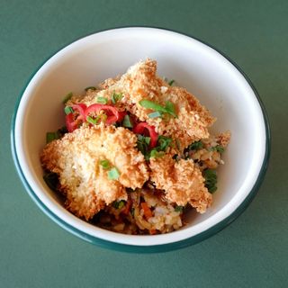 Смажений рис з куркою