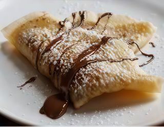 Crêpe Nutella A La Noix De Coco Râpée
