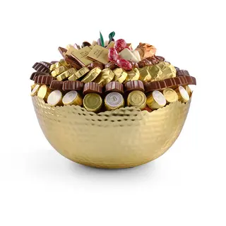 Coupe Métal Or Martelé Mm