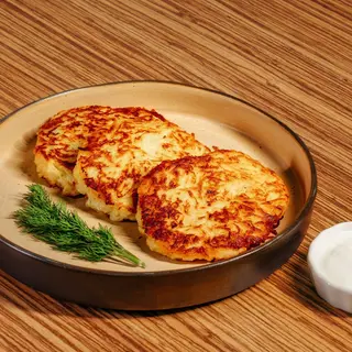 Deruni with mushrooms