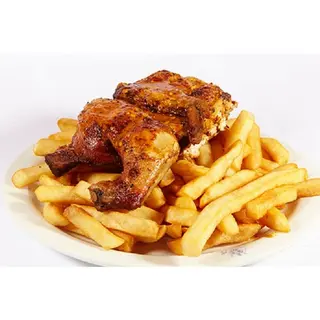 French Fries And ¼ Chicken
