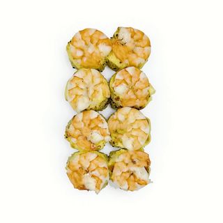 Запечений з креветкою гриль