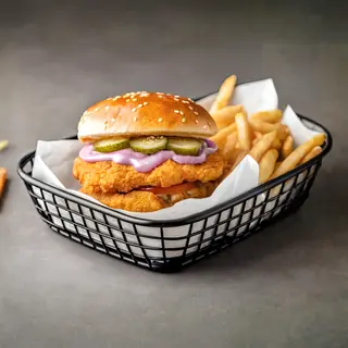 Double Crispy Burger