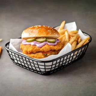 Double Crispy Burger