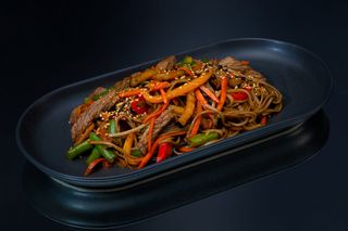 Soba cu carne de vita