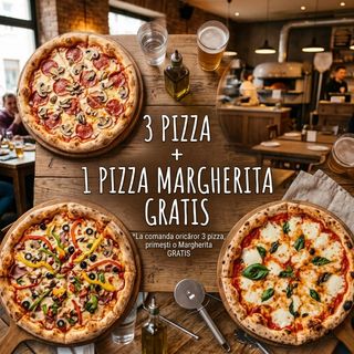 Oferta Pizza 3+1 - 40cm