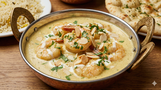 Curry Con Langostinos Reales