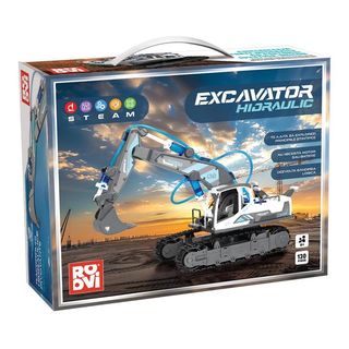 Set de constructie ROOVI - Excavator hidraulic, 130 piese [4260775]