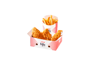 3 Alitas de Pollo + Patatas fritas