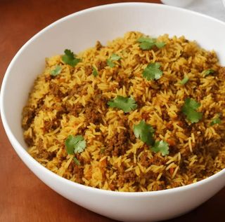 94 Arroz con Carne Picada de Ternera /Keema Rice