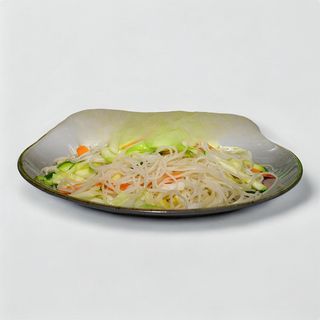 109-Spaghetti di riso co verdure e uova