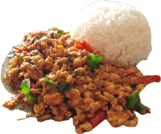 Kurczak z bazylią po tajsku