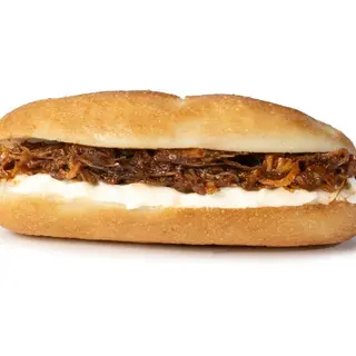 29. Pulled Pork BBQ y crema de queso camembert