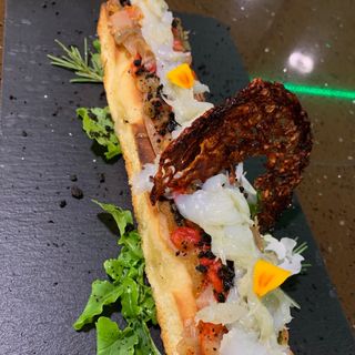 Focaccia del pescador	