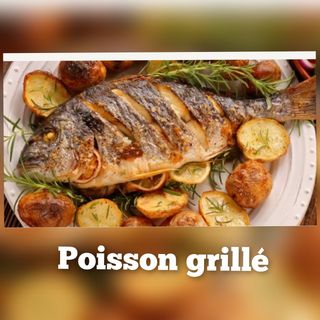 Poisson grillé au four