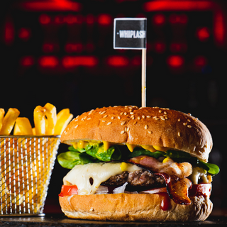 Whiplash + Patatas Fritas [Sin Gluten]