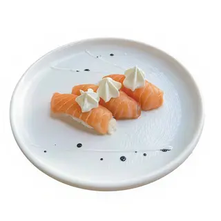 118. Nigiri con Salmon Queso (3 Uds)