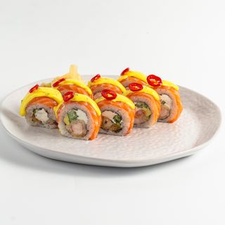 Філадельфія з креветкою темпура та трюфельним соусом(360г)