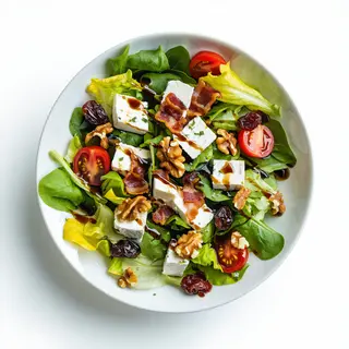 Ensalada de queso de cabra