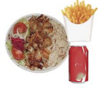 Menú 3 Doner Kebab Plato
