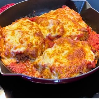 Bife a parmegiana 