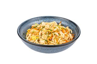 Udon salmone e mazzancolle