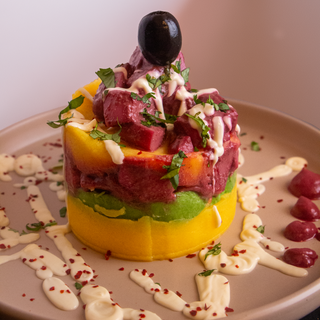 Causa de pota al olivo 