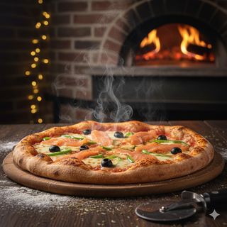 Pizza De Salmón (30 Cm.)