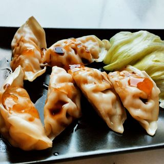 gyozas de langostinos 
