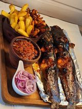 Grilled Fish and Chips