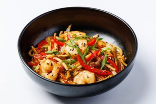 Удон с креветками (350г)