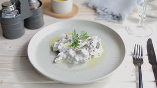 Pulpa de porc cu sos de ciuperci 200g