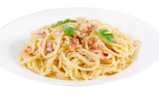 Spaghetti z pieczarkami