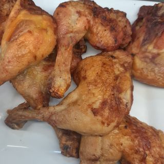 Muslo pollo asado