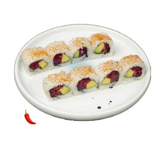 96. Uramaki De Aguacate Y Atún (8 Uds.)