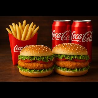 Menú de hamburguesas 