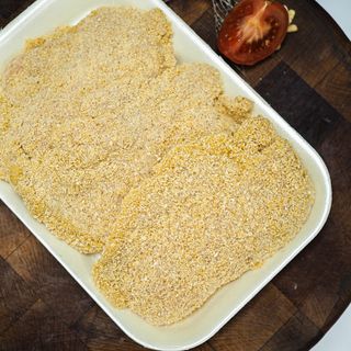 Libritos de cerdo con jamón dulce y queso  600g - (3u)