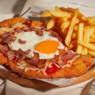 Milanesa Huevo Frito