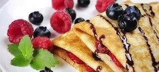 Crepes ai frutti di bosco