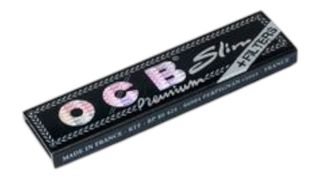 Bibułki Ocb Slim Premium Z Dodatkowymi Filterkami Kartonowymi