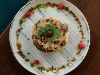 Куряча печінка та картопляне пюре (370g)
