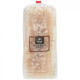 Pan De Molde Rustico Carrefour 600 Gr.