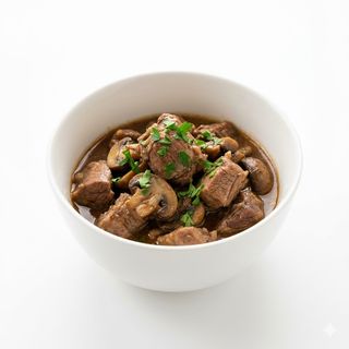 Cordero Con Champiñones