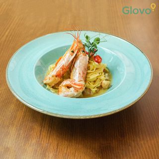 Spaghete Chitara de casa cu creveti