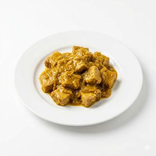 Cerdo Con Salsa Curry