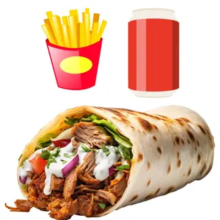 Piadina kebab menù