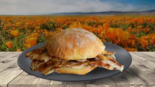 Bifana de Porco Frita com Cebola